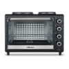 528-Mellerware-Mini-Oven-with-Solid-Hot-Plates-Black-30L-3200W