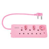 104035-Lesco-6-Way-Multiplug-Pink