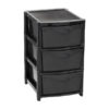 6142-3-Drawer-Unit-Black