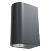 10322-Radiant-2-light-Black-Outdoor-Wall-Light