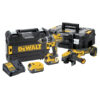 9126-Dewalt-Brushless-Cordless-18V-Li-ion-Impact-Drill-&-Angle-Grinder-125mm-Kit-with-2-x-5Ah-Batteries