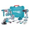14691-Total-20v-Li-ion-3pc-Brushless-Cordless-Kit-with-2-x-4AH-Batteries-&-1-x-Charger