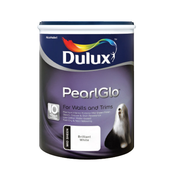 DULUX PEARLGLO WHITE 5L Brights Online Store DULUX PEARLGLO WHITE 5L Brights Online Store