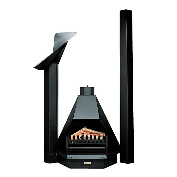 Megamaster Fireplace 700mm Pyramid Complete Brights Online Store