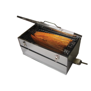 LK'S STAINLESS STEEL SMOKER LARGE 640MM X 400MM X 230MM
