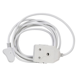 SELECTRIX WHITE EXTENSION LEAD 5M