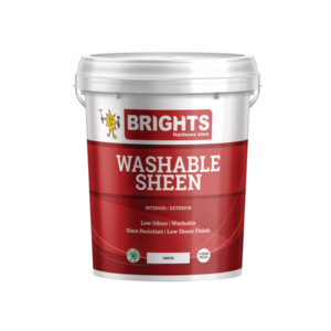 BRIGHTS WASHABLE SHEEN WHITE