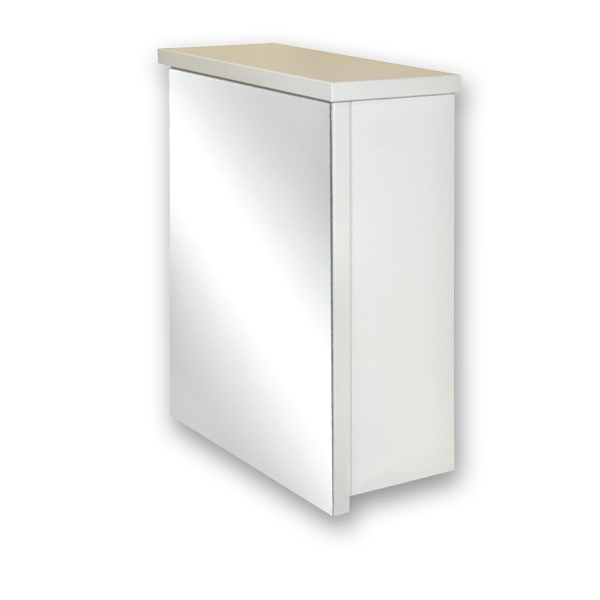 53643_Denver 1-Door Mirror Cabinet with Shelf