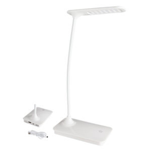 Bright Star 4W LED White Rechargeable Desk Lamp