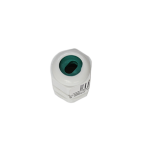 GLAND PVC TWIN/E 1.5MM FLAT NR"0"GREEN