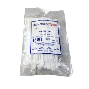 CABLE TIE#T30R WHITE(100PKT)150X3.5