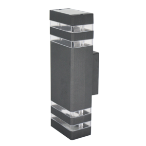 LANTERN SQUARE UP AND DOWN FACING CHARCOAL