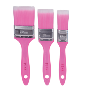 Academy Pink 3PC Brush Set