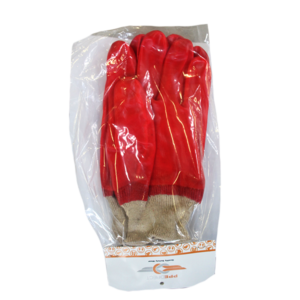 GLOVE PVC KNITWRIST