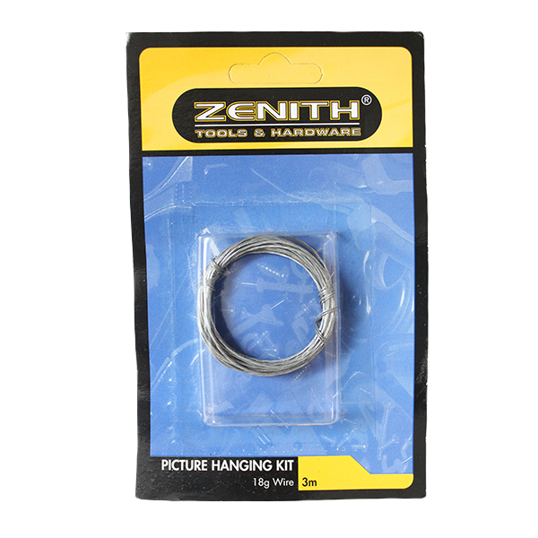 PICTURE HANGING KIT WIRE 18G 3M