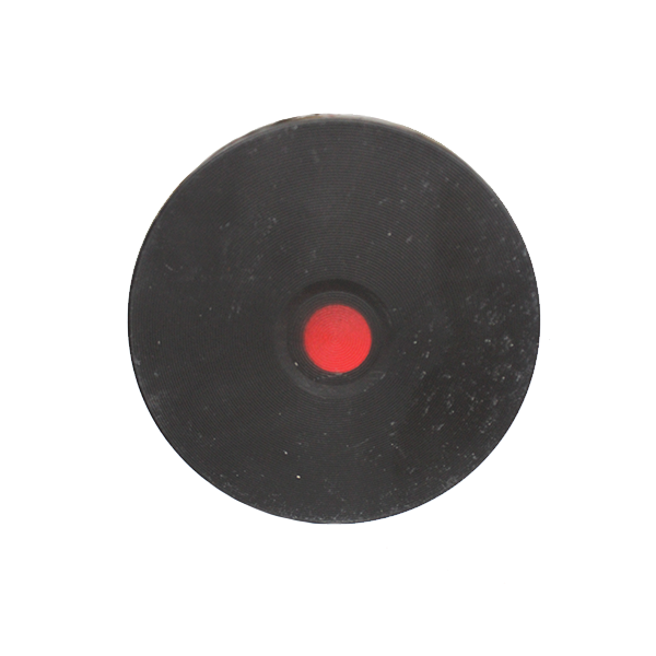 SOLID PLATE 6"(C/TRIM) RED DOT