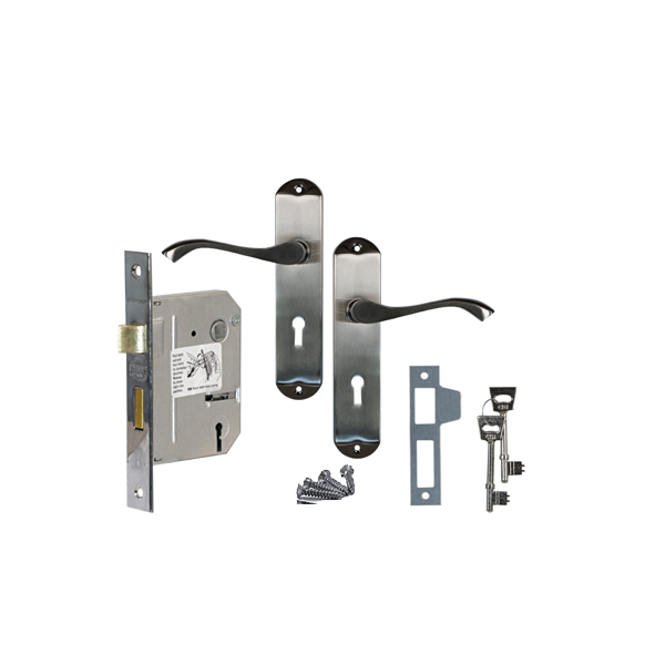 SAMSON 3-LEVER 6” BARI HANDLE LOCKSET