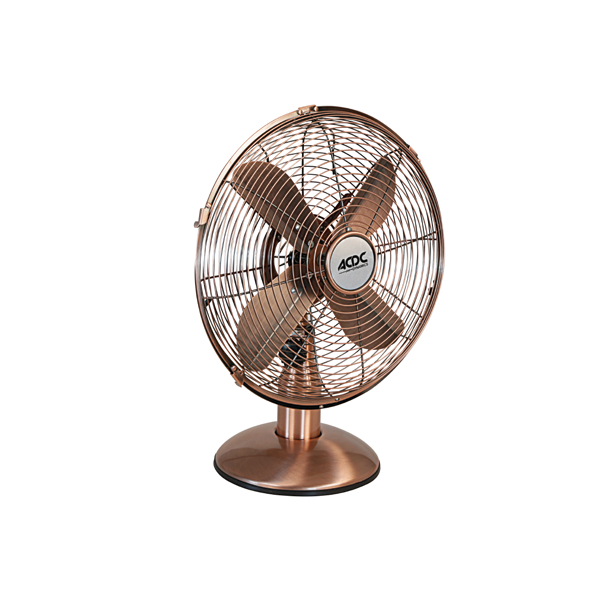 Acdc 30cm Antique Copper Tone 3 Speed Desk Fan Brights Online Store