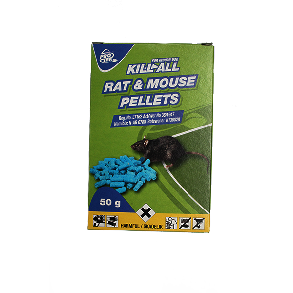 PROTEK KILL-ALL RAT&MOUSE PELLETS 50G