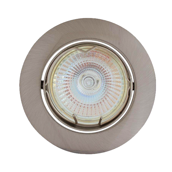 DOWNLIGHT 12V TILT SATIN CHROME