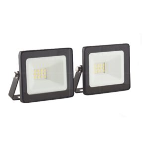 EUROLUX 10W LED FLOODLIGHT TWIN PACK