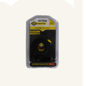 TAPE MEASURE 03M RUBBERGRIP #MTS