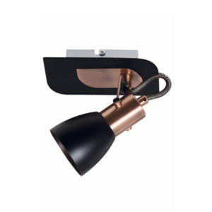 SPOTLIGHT 2-LIGHT  BLACK AND COPPER
