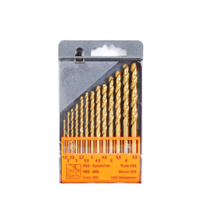 Eureka Drill Bit Stubby Titanium Gold 13PC