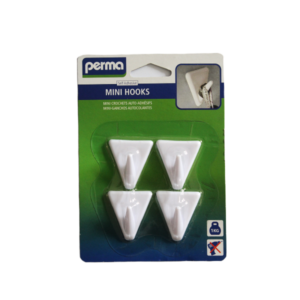 PERMA 050 ADHESIVE MINI HOOKS X4