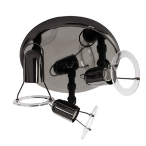 Bright Star Spotlight 3-Light on Disc Saturn Gunmetal