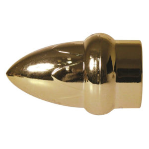 Curtain Finial Brass Plated Plastic Acorn 16Mm X 2