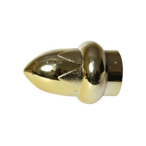 Curtain Finial Brass Plated Plastic Acorn 25Mm X 2