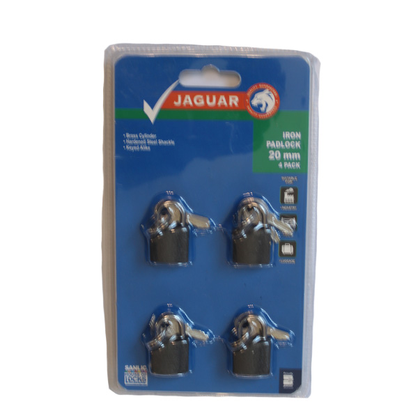 65127-JAGUAR-IRON-PADLOCK-20MMX4-KEY-A-LIKE