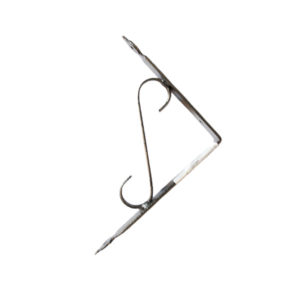 SHELF BRACKET TUSCANY SCROLL MEDIUM SILVER VEIN