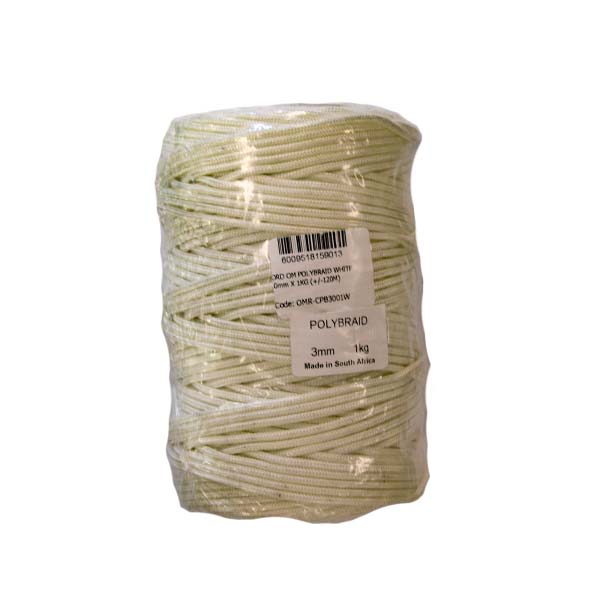 POLY BRAID 3MM 1KG 100M - BRIGHTS Hardware