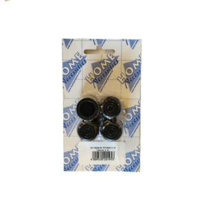 PVC ROUND FERRULES BLACK 16MM X4