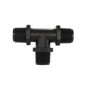 NYLON MALE THREADED TEE 20MM MXMXM