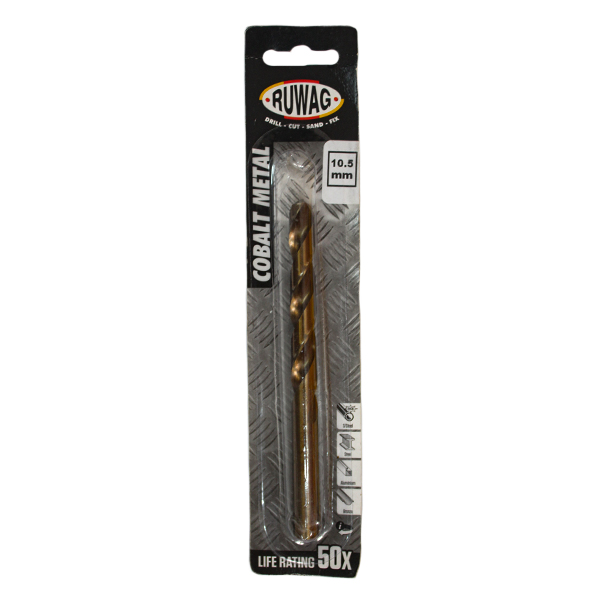 71927-RUWAG-DRILL-BIT-COBALT-METAL-10.5MM