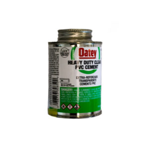 OATEY PVC CEMENT HEAVY DUTY CLEAR 118ML