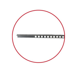 TILE TRIM 12MM ALUMINIUM STRAIGHT NATURAL 2.5M