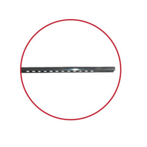 TILE TRIM 10MM ALUMINIUM ROUND NATURAL 2.5M