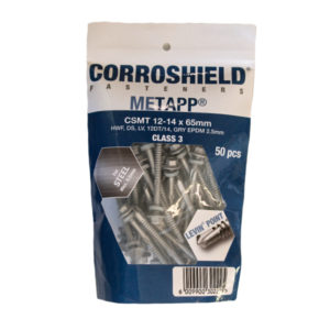 CLASS 3 ROOFING SCREWS STEEL FIXING 12MM X 65MM (50)