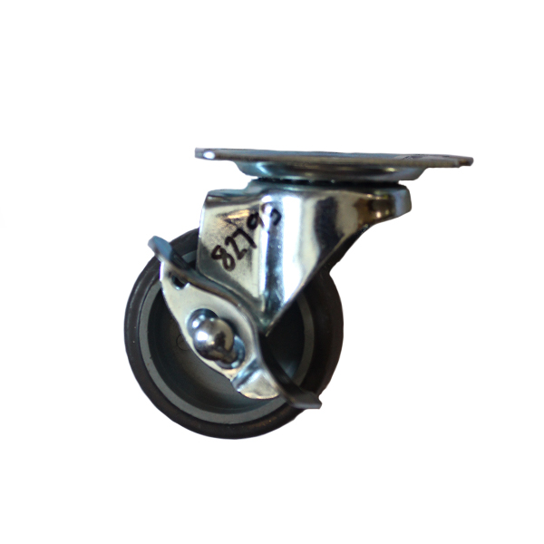 82795-CASTOR-WHEEL-MEDIUM-DUTY-GREY-SWIVEL-PLATE-BRAKE-50MM