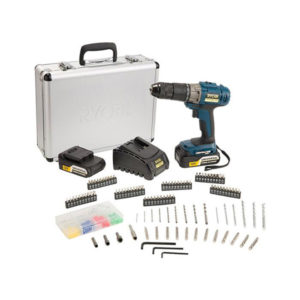 RYOBI 18V LI-ION CORDLESS IMPACT DRIVER DRILL KIT + 2 BATT & CHARGER