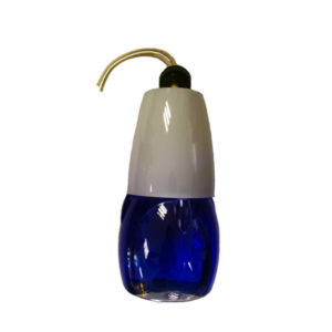 DELIGHTS LAMP TALL BLUE WHITE SHADE