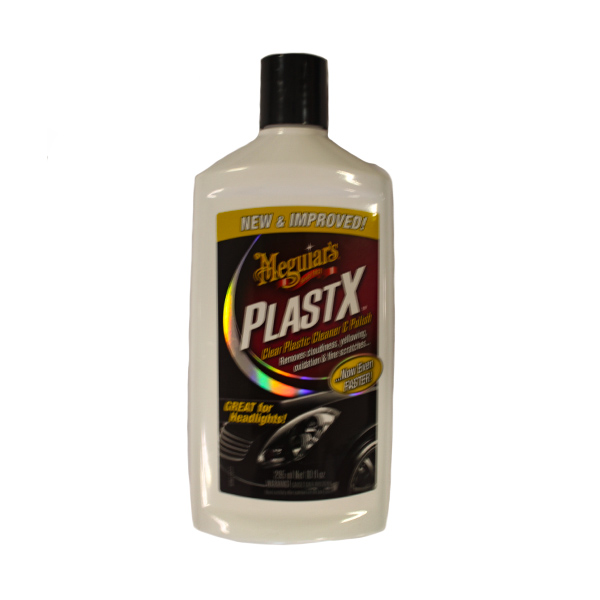 MEGUIARS PLASTX CLEAR PLASTIC CLEANER & POLISH 295ML - BRIGHTS Hardware