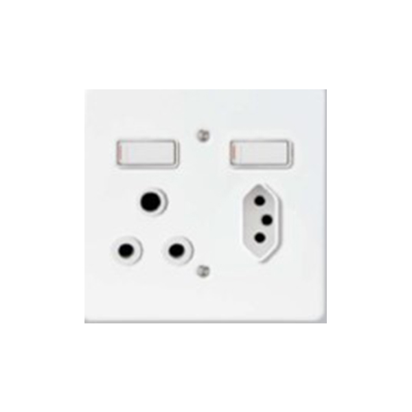 88220-LESCO-WHITE-STEEL-4-X-4-1-X-IEC-1-X-PLUG+COVER