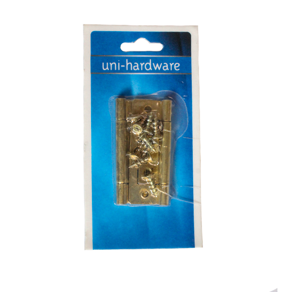 2791-HINGE-BRASS-PLATED-FLUSH-76MM-PER-PAIR-(2)