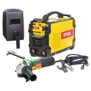 Ryobi Inverter Arc Welder 120A & Ryobi Angle Grinder 115MM 650W