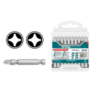 TOTAL SCREWDRIVER BIT SET 10PC